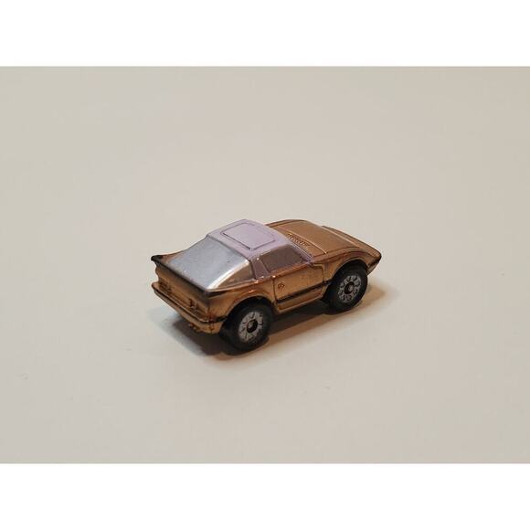 Vintage 1986 Galoob Micro Machines 80's MAZDA RX-7 Sun Color Changer Gold/White - Picture 5 of 9